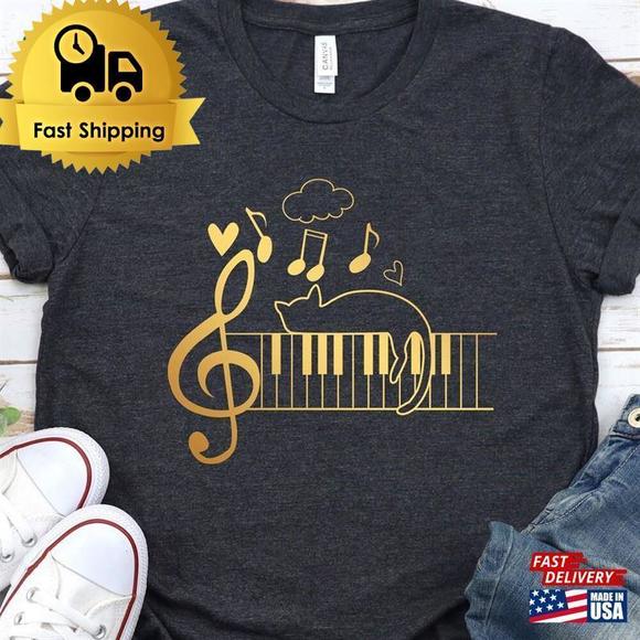 Other - Music And Cat Make Shirt Lover Gift  Unisex